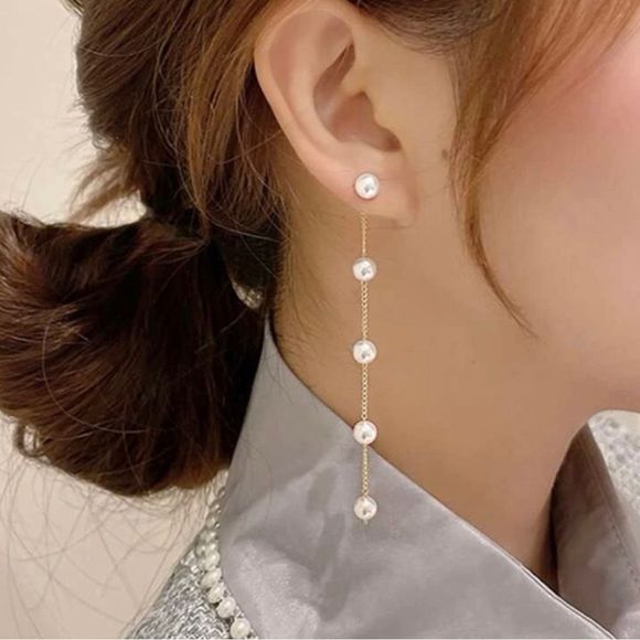 Anthro pearl earrings #454 - Picture 5 of 8